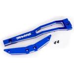 Traxxas предна алуминиева преграда за шаси синя