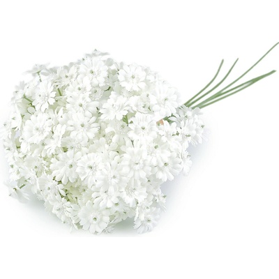 Umělá kytice achillea bílá 1 svaz.