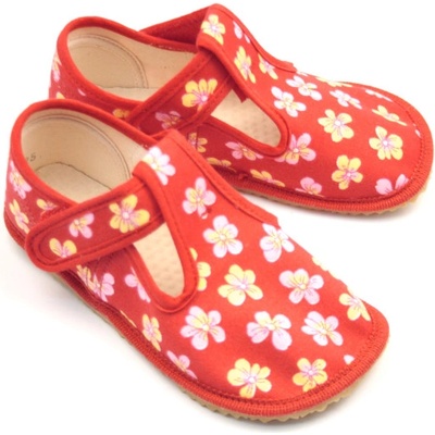 Beda Barefoot papučky Red Flower