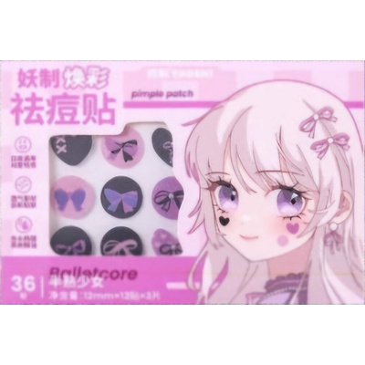YAOZHI Obrázkové náplasti na akné Radiance Acne Pimple patch - Balletcore 36 ks