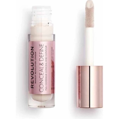 Make-up Revolution Conceal & Define Tekutý korektor C0,5 4 g