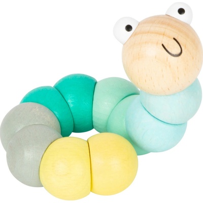 Teddies kĺbové zvieratko húsenica modrá