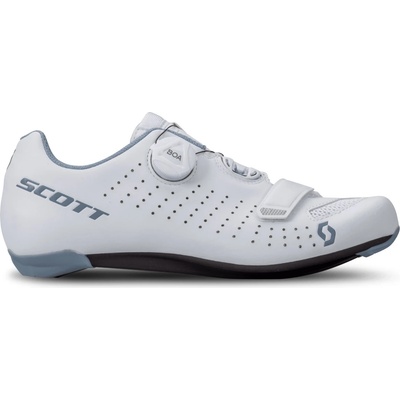 SCOTT Дамски обувки за шосеен велосипед Scott Women's Shoe Road Comp Boa Cycling shoes - Matt White / Light Blue - размер 38 (EU) (136-0255-0113)
