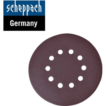 Scheppach Шкурка - кръгла / Шкурка за гипсокартон 6 броя K80, 100, 120, 150, 180, 240 / Scheppach 5903801701 / (SCH 5903801701)