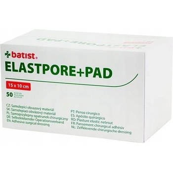 Elastpore+Pad 10 x 15 cm sterilná, elastická, netkaný textil, 50 ks