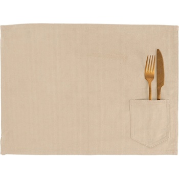 Tiseco Home Studio Текстилна подложка за хранене 33x45 cm Velmar - Tiseco Home Studio (9682BEIGE)