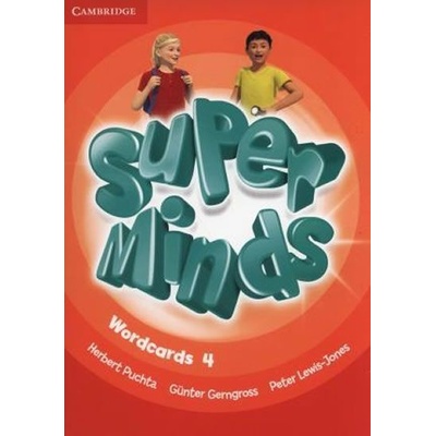 Super Minds Level 4 Wordcards Pack of 89