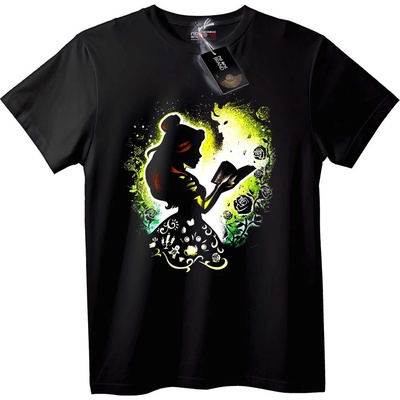 NOONEBRAND Тениска Омагьосан Четец - 2XL, Black