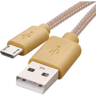 Emos SM7006Y USB 2.0 A/M - micro B/M, 1m, zlatý