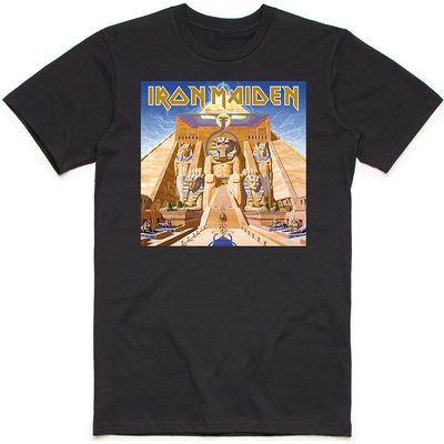 Iron Maiden tričko Powerslave Album Cover Box čierne