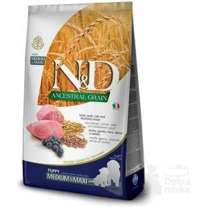N&D ND Dog LG Puppy Mini 2, 5kg агнешко, боровинка (L4-82154)