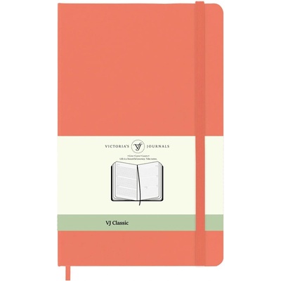 Victorias Journals Тефтер Victoria's Journals Classic - Оранжев, твърда корица, 200 листа, А5 (V1239223)
