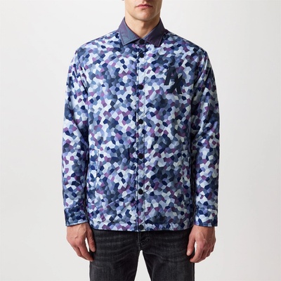 Armani exchange Яке ARMANI EXCHANGE Men's Lightweight Ribbed Bomber Jacket - Purple Cosmo