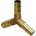 Mexen BRASS тройник Y месингов 8 x 8 x 8 mm - W97429-080808 (W97429-080808)