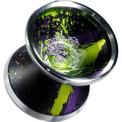c3yoyodesign Vanitas Leo Chan signature yo-yo Splash zelená + fialová + černá