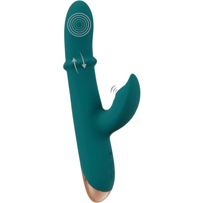 You2Toys Thumping Rabbit with Moving Ring Green