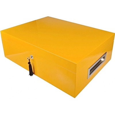 Humidor Glossy Villa Spa žlutý stolní
