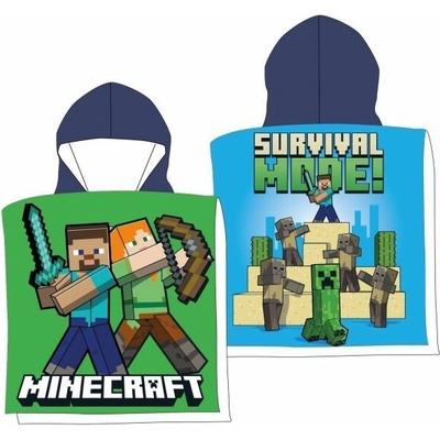 Faro pončo Minecraft micro mikrovlákno 50 x 100 cm