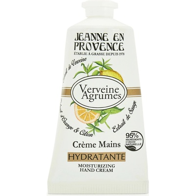Jeanne en Provence Verveine Agrumes Verbena a Citrusové plody hydratačný krém na ruky 75 ml