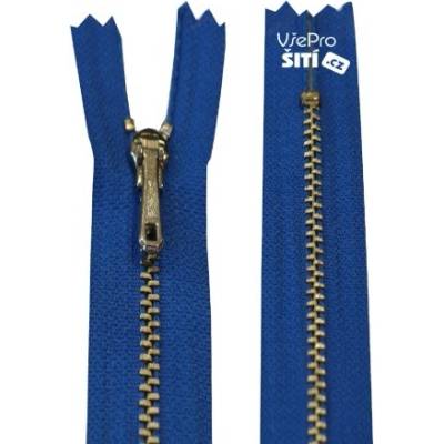 zip kovový kalhot AZURA MODR 1210XX