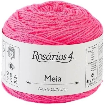 Rosários 4 Meia 34 Neon Pink Плетива прежда (7081603401)