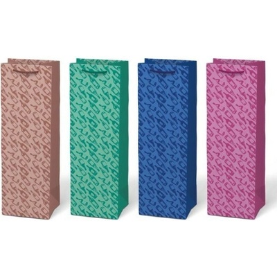 MFP Dárková taška na víno T12 - mix 87 - 12 x 36 cm - 5252889 – Zboží Dáma
