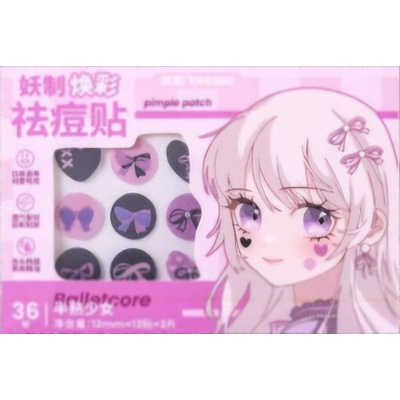 YAOZHI Obrázkové náplasti na akné Radiance Acne Pimple patch Balletcore 36 ks