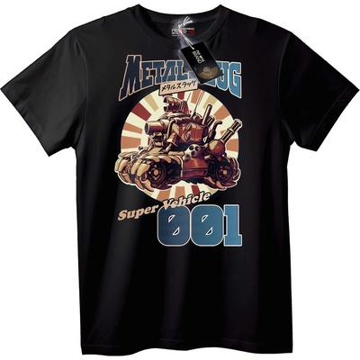 NOONEBRAND Тениска Metal Slug Супер Превозно Средство 001 - 2XL, Black
