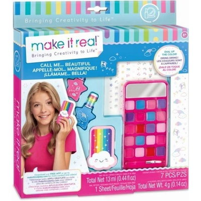 MAKE IT REAL Stíny a sada pro nehty Call me b