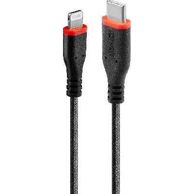 Lindy 31285 USB Lightning – USB-C 0,5m černý