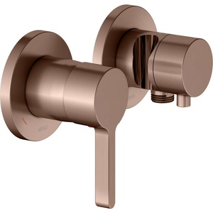 KEUCO Edition 400 - Скрит кран за 2 уреда, матирано розово злато 51551291221 (51551291221)