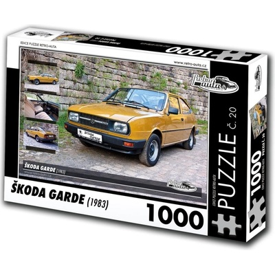 Retro cars Škoda Garde II 1983 1000 dielov