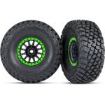 Traxxas колело 3.2/2.2", джанта Method Racing зелен, гума Baja KR3 (2)