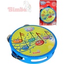 Dětské hudební hračky a nástroje Simba MMW tamburína modrá 15 cm