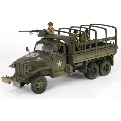 Forces of Valor Unimax GMC CCKW 2.5 Ton Truck US Army w/ Figures 1:32
