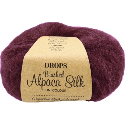 Drops Brushed Alpaca Silk UNI 44 švestka