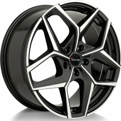 AVUS AC-523 7,5x18 5x114,3 ET35 black polished