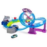 Dickie Toys Dickie: Комплект играчки за магистрала с голяма бяла акула със светлинни и звукови ефекти - 80 см