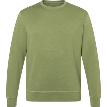 super. natural Мъжки вълнен пуловер super. natural Solution Bio Crew Merino jumper - Sage - размер 52 (005-5113-0413)