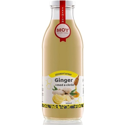 MOY Ginger s medom a citrónom 100% šťava 0,5 l