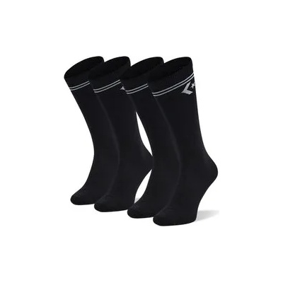 Converse Комплект 2 чифта дълги чорапи мъжки E1025B-2020 Черен (E1025B-2020)