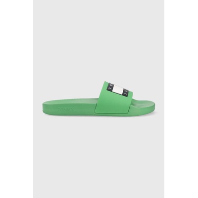 Tommy Jeans Чехли Tommy Jeans POOL SLIDE ESS в зелено EM0EM01191 (EM0EM01191)