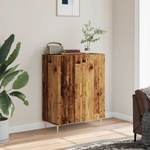 vidaXL Шкаф за хранене Old Wood 69, 5x34x90 cm Инженерна дървесина (857175)