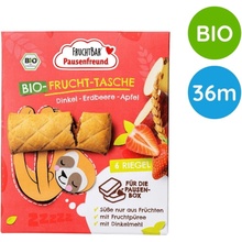 FruchtBar BIO Špaldové taštičky jahoda a jablko 6 x 22 g
