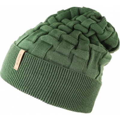 Kama dětská pletená Merino čepice B100 zelená
