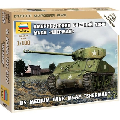 Zvezda M4A2 Sherman 1:100