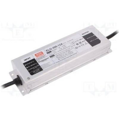 MEAN WELL ELG-300-12A Napájecí zdroj: spínaný; LED; 264W; 12VDC; 11÷22A; 100÷305VAC; IP67