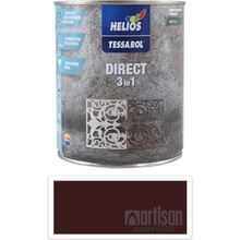 Tessarol Direct 3in1 antikorozní barva na kov 0,75L tmavě hnědá RAL 8017