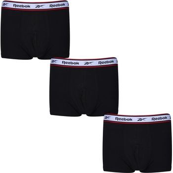 Reebok Мъжки боксерки Reebok 3 Pack Mens Boxer Shorts Barlow - Black