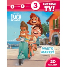 1 2 3 czytasz ty! Poziom 3 Warto marzyć Disney Pixar Luca